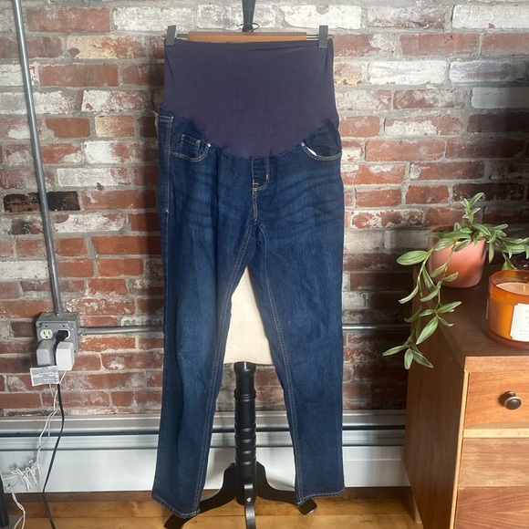 Old Navy Maternity Full Panel Skinny Jeans Size 4 Regular - Picture 1 of 6